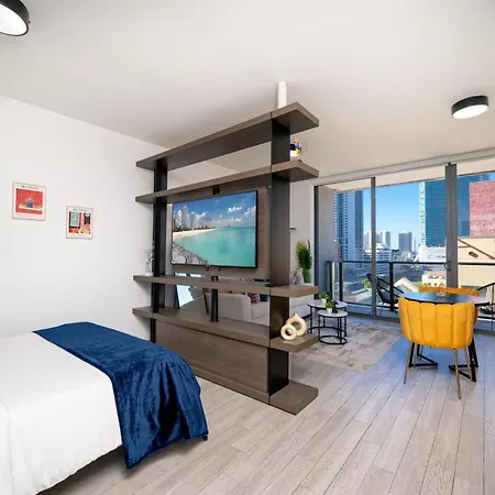 Luxury Loft - Free Parking - Ocean View - Brickell Downtown Apartment Miami Room photo